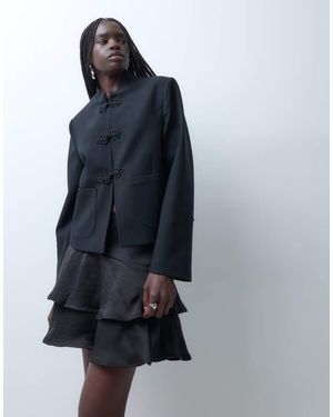 Vero Moda Minirok Met Gelaagde Taille-Details - Blauw