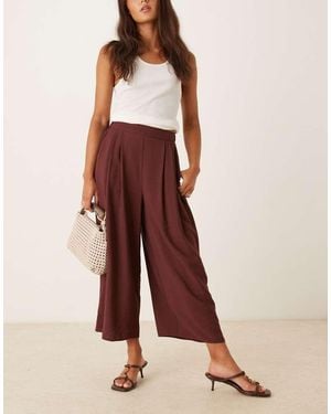 Nobody's Child Zeena Wide Leg Trousers - Brown