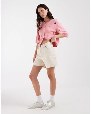 Dickies – jeans-shorts - Rot