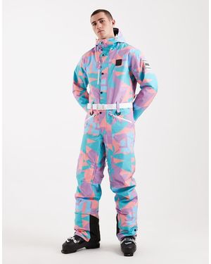 OOSC Traje De Esquí Para Hombre Del Mar De - Azul