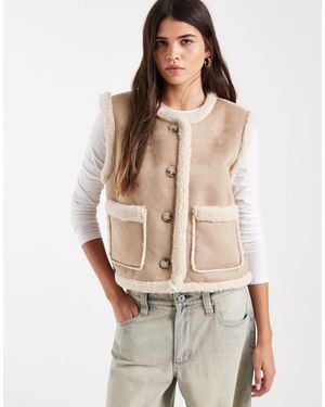 Vero Moda Weste - Natur
