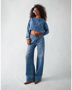 ASOS – jeans - Blau