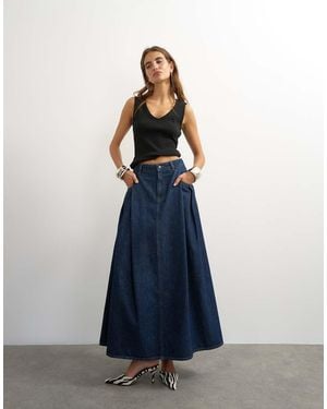TOPSHOP Gonna Lunga Cocoon Rock - Blu