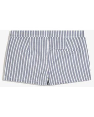 Bershka Bengaline Shorts - White
