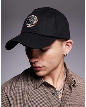 ASOS Beer Graphic Cap - Black