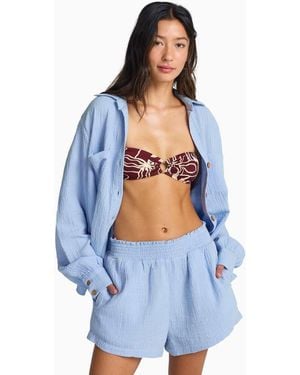 Billabong The Waves Elasticated Waist Shorts - Blue