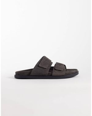 ASOS Two Strap Sandals - Gray