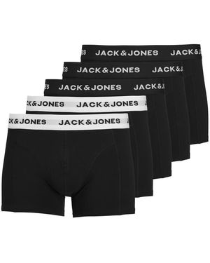 Jack & Jones 5 Pack Trunks - Black