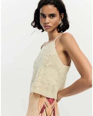 Desigual Maxi Knit Dress 2 - Natural