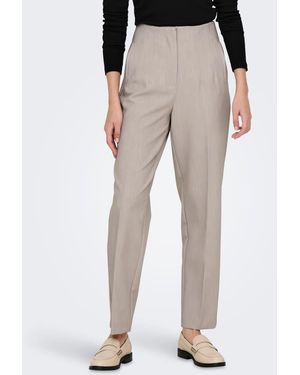 ONLY Raven Pantaloni A Vita Alta - Neutro