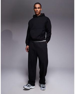 River Island Wide Leg Essential Joggers - Blue