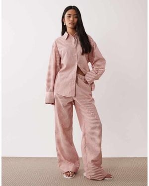 Nia Khonny Wide Leg Trousers - Pink