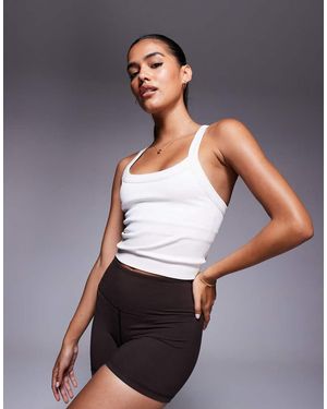 4505 Seamless Sculpting Vest With Inner Bra - Grey