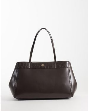 Calvin Klein Borsa Shopping Grande - Nero