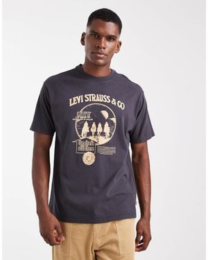 Levi's – oversize-t-shirt - Blau