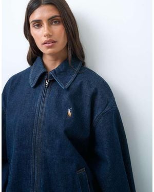 Polo Ralph Lauren Denim Harrington Jacket - Blue