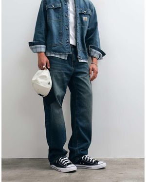 Carhartt Aaron Tapered Regular Fit Jeans - Blue
