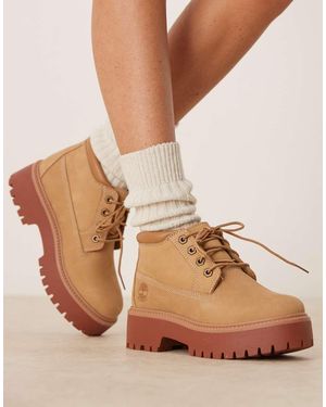 Timberland Stone Street Nellie Platform Boots - Brown