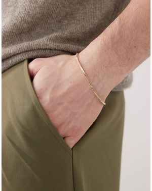 FADED FUTURE Bracelet classique à maillons fins - Gris