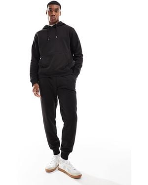 Don't Think Twice Dtt - ensemble survêtement avec sweat à capuche à enfiler et pantalon - Noir