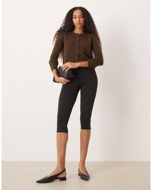 ASOS Sculpt Longline Capri - Natural