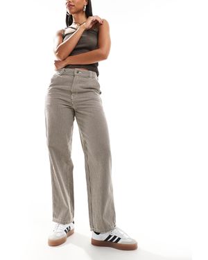 Dickies Hickory Striped Trousers - Grey