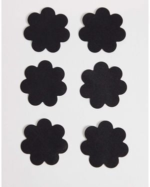 ASOS 3 Pack Fabric Nipple Covers - Black