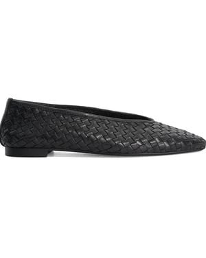 Dune Henlee Ballet Court Shoes - Black