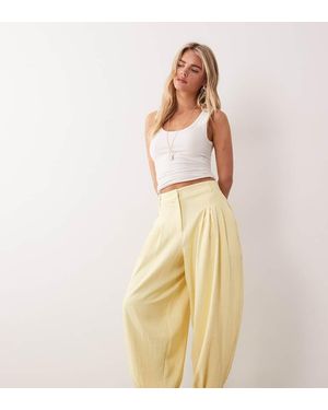 Miss Selfridge Tailored Balloon Trousers - Natural