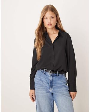 Mango Classic Shirt - Black