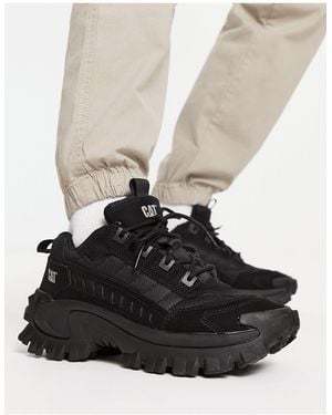 Caterpillar Cat Intruder Chunky Trainers - Black