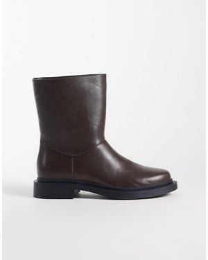 Raid Ember Pull On Flat Ankle Boots - Black