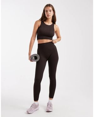 ONLY Seamless leggings Co-ord - Brown