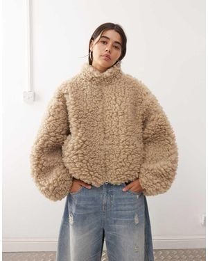 Weekday Fluffy Pile Fleece - Natural
