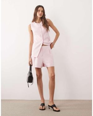 Nobody's Child Tailored Shorts Co-Ord - Pink