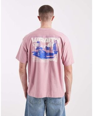 Cotton On Box Fit Graphic T-Shirt - Pink