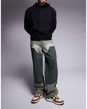 Liquor N Poker Jeans Met Inzetstukken - Zwart