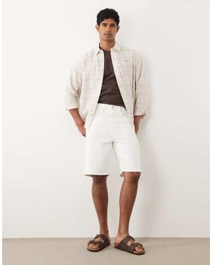 Blend Loose Fit Denim Shorts - Natural