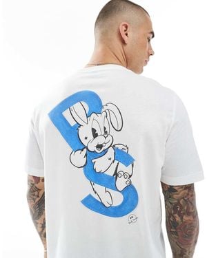 Paul Smith Regular Fit Ps Bunny Logo T-Shirt - Blue