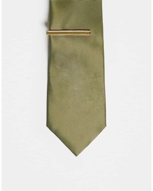 ASOS Satin Tie - Green
