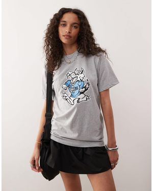 Vans Big Bad Wolf Back Print T-shirt - Gray
