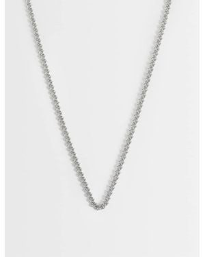 ASOS Ball Detail Link Chain - White