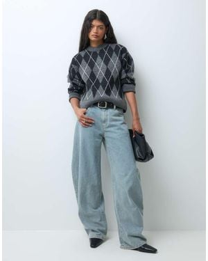 Jdy Crew Neck Jumper - Blue