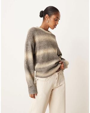 JJXX – melierter pullover - Natur