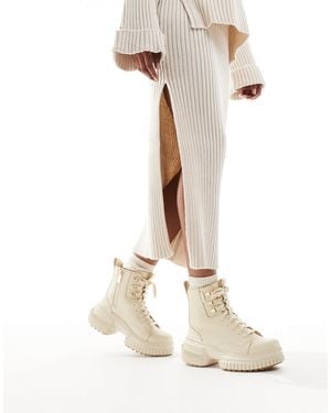 Sorel Ona Ave Wp Waterproof Lace Up Leather Boots - White