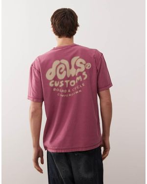 Deus Ex Machina Camiseta Tintada Debris De - Rojo