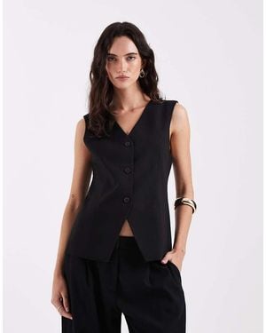 ONLY Getailleerde Gilet - Zwart