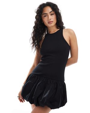 JJXX Puff Ball Mini Dress - Black