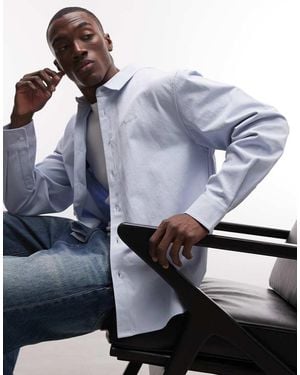 Prohibited Dress Long Sleeve Shirt - Blue