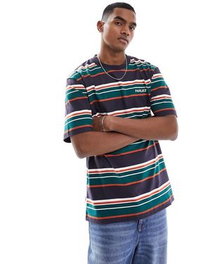 Parlez Stripe Short Sleeve T-Shirt - Blue